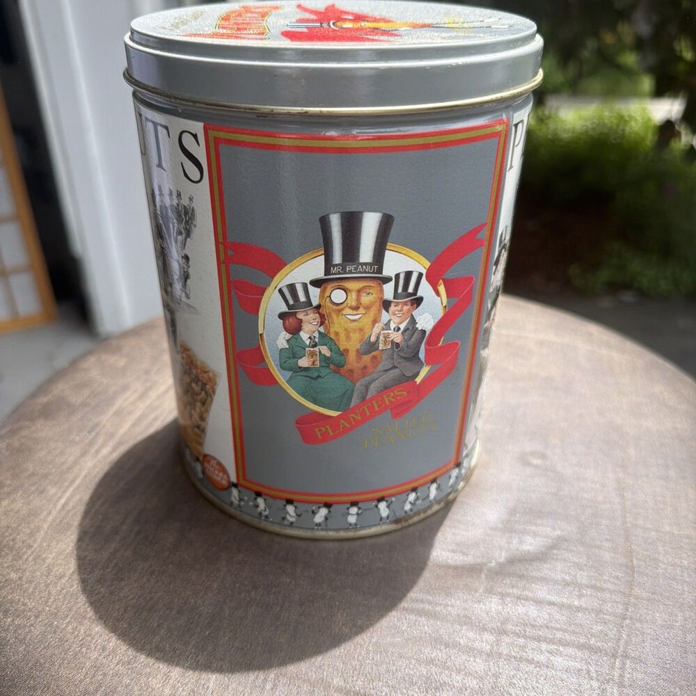 Vintage 1989 Planters "Mr. Peanut" Salted Nuts Limited Edition Tin